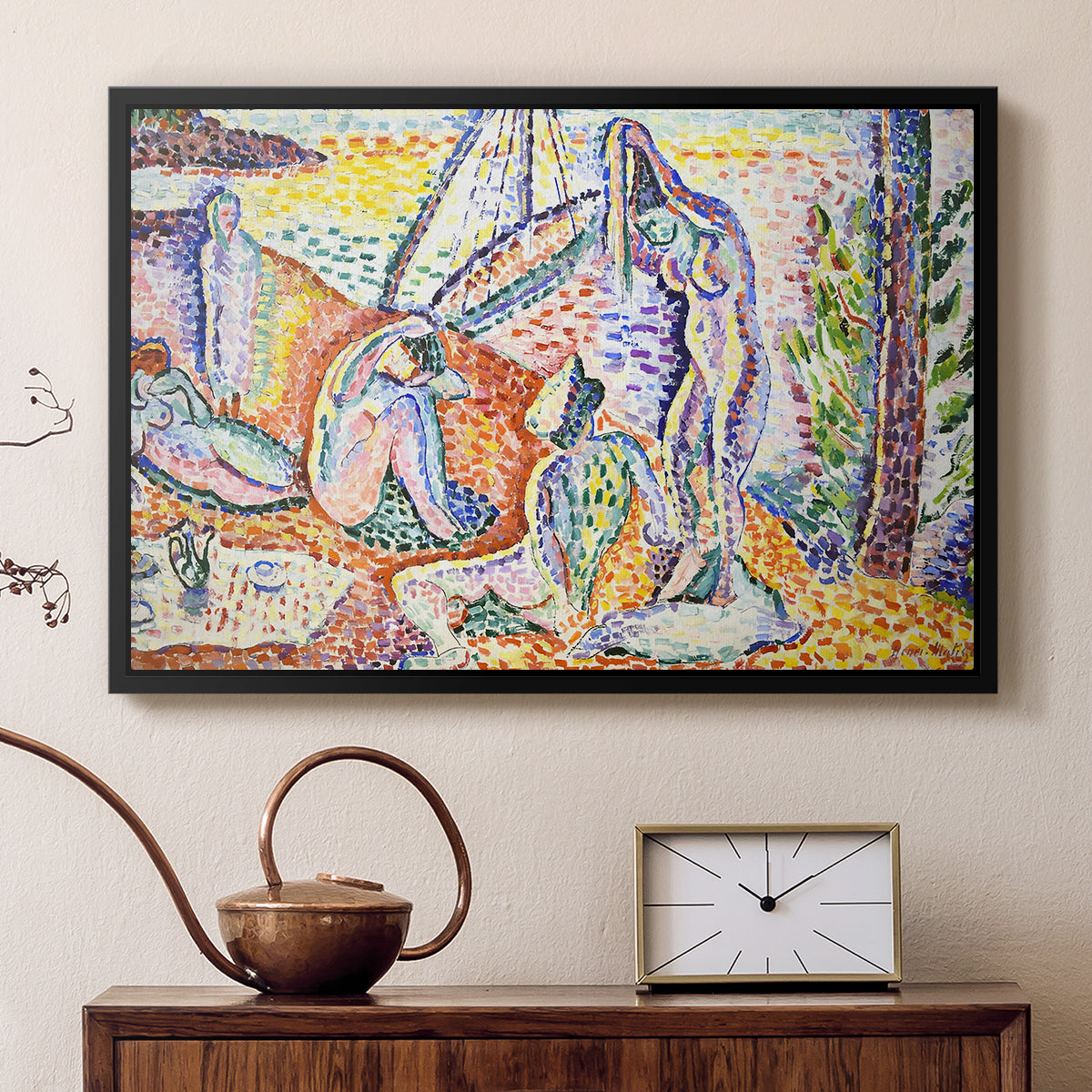 Luxe, Calme et Volupté, 1904 - Floater Framed Canvas Print
