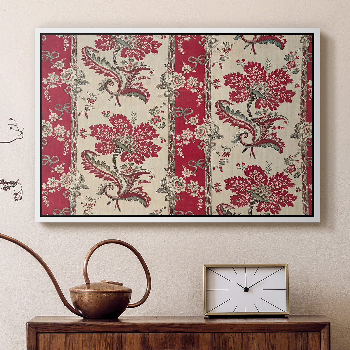 The Flowering Cornucopia (La Corne Fleurie), c. 1789-1850 - Floater Framed Canvas Print