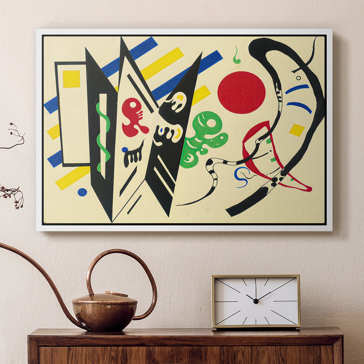 Reciprocity (Réciproque), 1935 - Floater Framed Canvas Print