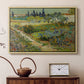 Garden at Arles, 1888 - Floater Framed Canvas Print