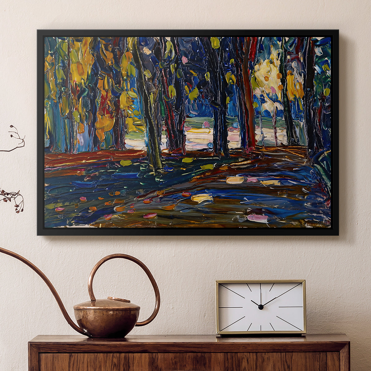 Autumn Study, 1908 - Floater Framed Canvas Print