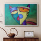 Celestial Cat - Floater Framed Canvas Print