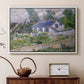 Houses in Auvers, 1890 - Floater Framed Canvas Print