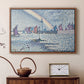 Entrance to the Port of Honfleur, 1899 - Floater Framed Canvas Print
