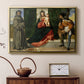Madonna and Child with Saints Anthony of Padua and Roch, c. 1510 - Floater Framed Canvas Print