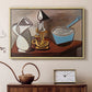 Jug, Candle, and Enamel Pan, 1950 - Floater Framed Canvas Print