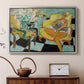 Seated Woman with Flower, 1942 - Floater Framed Canvas Print