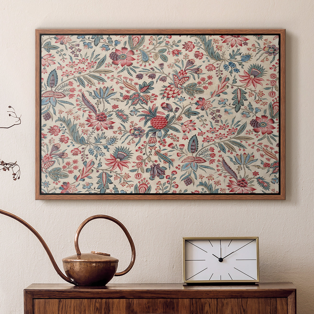 Anaras - Cream, c. 1775-1800 - Floater Framed Canvas Print