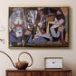 Women of Algiers (Version O), 1955 - Floater Framed Canvas Print