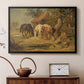 The Midday Meal, 1835 - Floater Framed Canvas Print