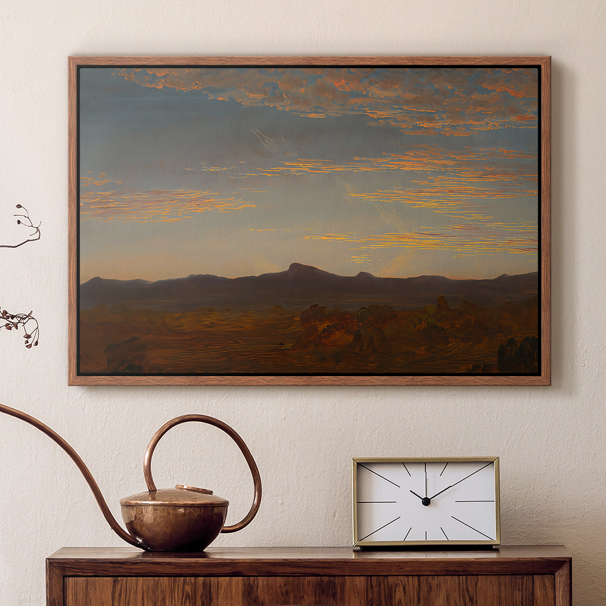 Study for "Catskill Creek", c. 1844-1845 - Floater Framed Canvas Print