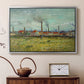 Factories at Clichy, 1887 - Floater Framed Canvas Print