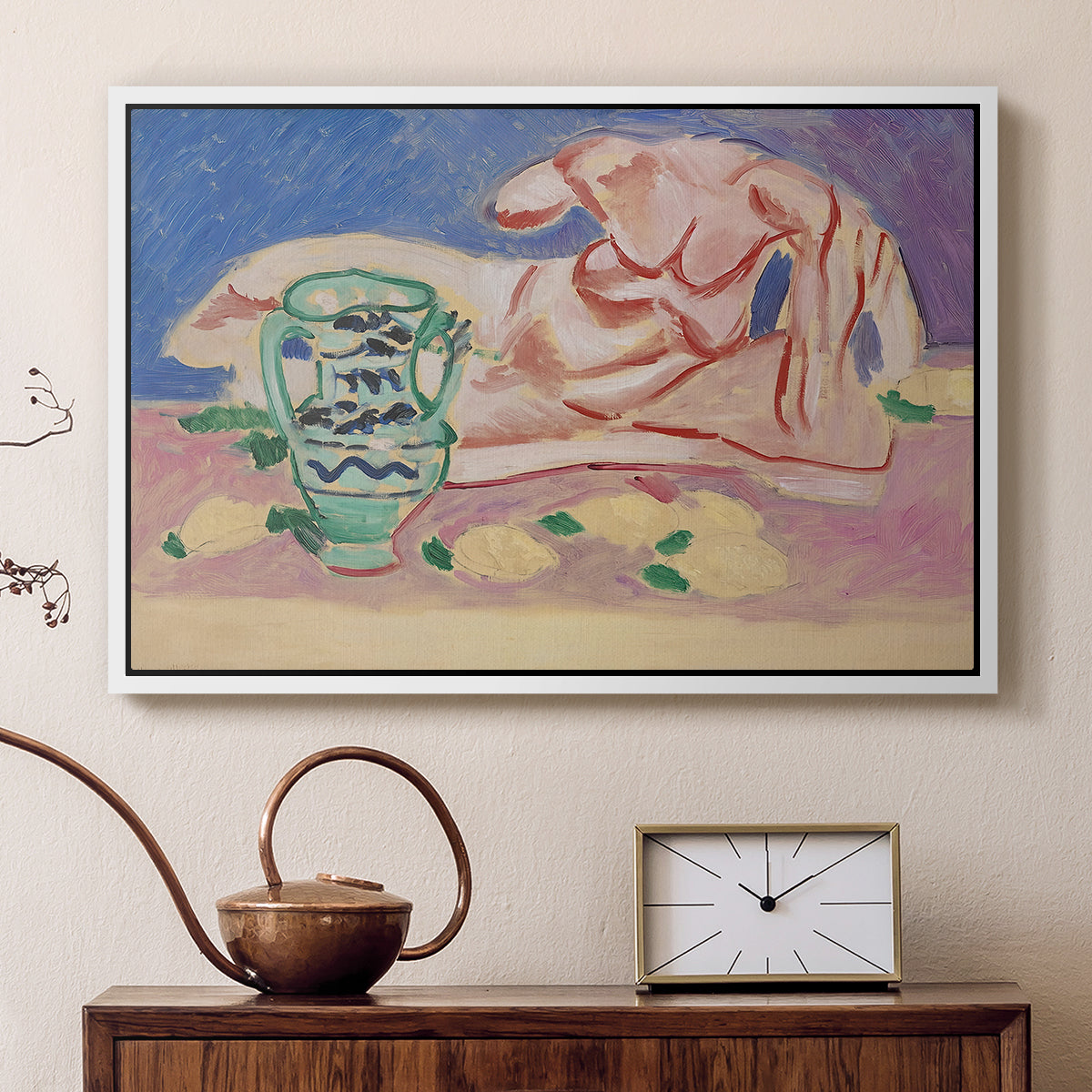 Ilyssus from the Parthenon, 1908 - Floater Framed Canvas Print