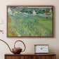 Vineyards at Auvers, 1890 - Floater Framed Canvas Print