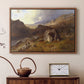 Lledr Valley in Wales, 1864 - Floater Framed Canvas Print