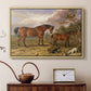 Portrait of Reformer, Blucher, Tory and Crib, Property of Rowland Alston, Esq., M.P., 1835 - Floater Framed Canvas Print