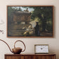 A Catholic Priest in Front of a Sarcophagus, c. 1857 - Floater Framed Canvas Print