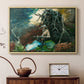 Campfire, Adirondacks, 1892 - Floater Framed Canvas Print