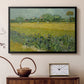 Field with Irises near Arles, 1888 - Floater Framed Canvas Print