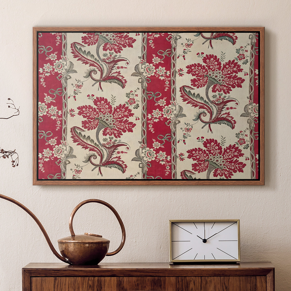 The Flowering Cornucopia (La Corne Fleurie), c. 1789-1850 - Floater Framed Canvas Print