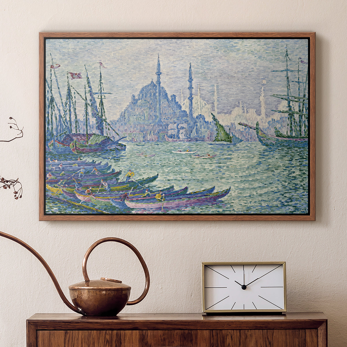 The Golden Horn, Minarets, 1907 - Floater Framed Canvas Print