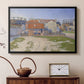 Gasometers at Clichy, 1886 - Floater Framed Canvas Print