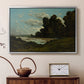 The River Loire at Nevers, 1901 - Floater Framed Canvas Print