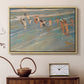 Children Playing on the Beach in Valencia, c. 1908 - Floater Framed Canvas Print
