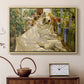 Sewing the Sail, 1896 - Floater Framed Canvas Print