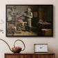 The Plate Printer, 1875 - Floater Framed Canvas Print