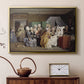 The Maternity Room (Scene from "Barselstuen"), 1845 - Floater Framed Canvas Print
