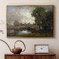 Dedham Lock and Mill, c. 1820 - Floater Framed Canvas Print