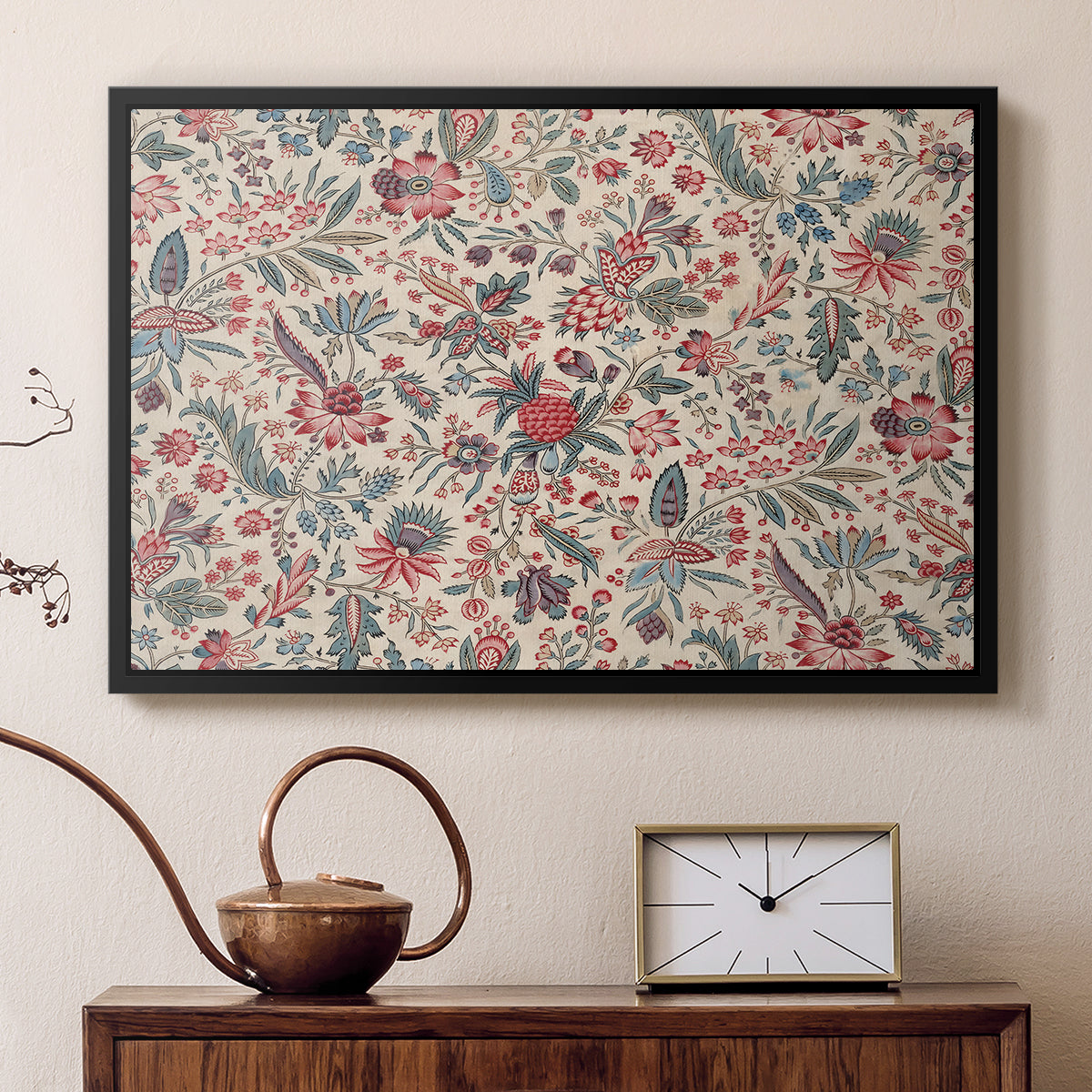 Anaras - Cream, c. 1775-1800 - Floater Framed Canvas Print