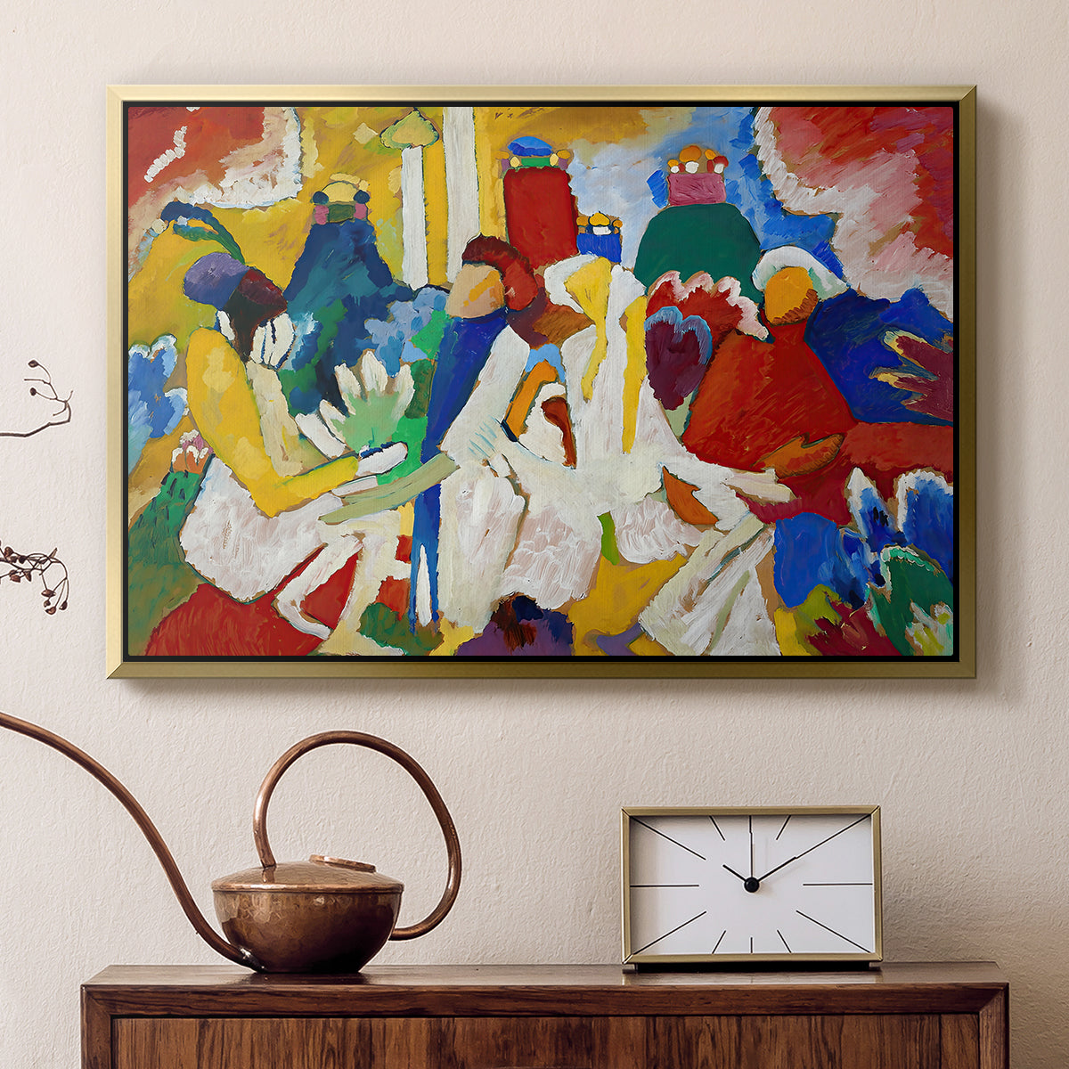 Oriental, 1909 - Floater Framed Canvas Print