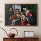 Madonna and Child with Saints Dorothy and George, c. 1516 - Floater Framed Canvas Print