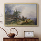 An Alpine Farm on the Untersberg, 1835 - Floater Framed Canvas Print
