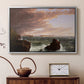 Views Across Frenchman's Bay from Mt. Desert Island, After a Squall, 1845 - Floater Framed Canvas Print