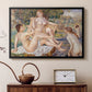 The Large Bathers, 1884-1887 - Floater Framed Canvas Print
