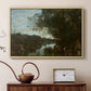 Souvenir of the Environs of Lake Nemi, 1865 - Floater Framed Canvas Print
