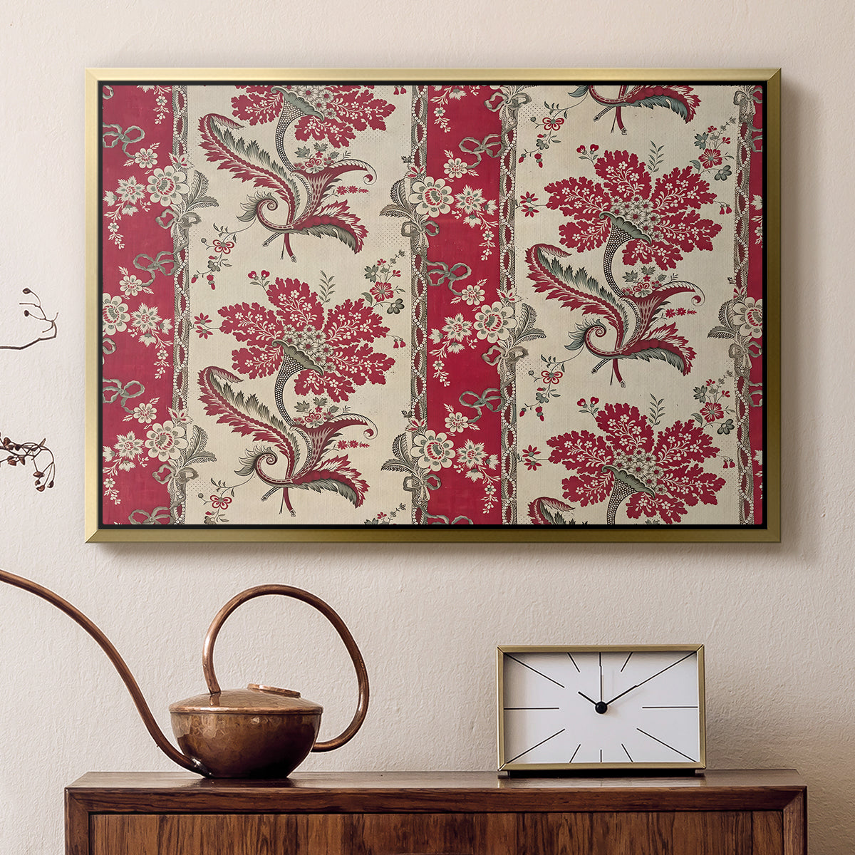 The Flowering Cornucopia (La Corne Fleurie), c. 1789-1850 - Floater Framed Canvas Print