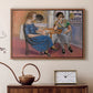 Domino Players, 1921 - Floater Framed Canvas Print