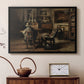 The Studio of Ferdinand De Braekeleer I, Father of the Painter, c. 1873-1885 - Floater Framed Canvas Print