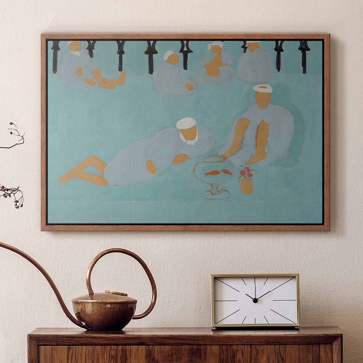 Arab Coffeehouse (Le café Maure), 1913 - Floater Framed Canvas Print