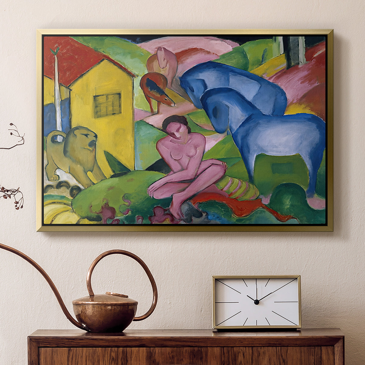 The Dream, 1912 - Floater Framed Canvas Print