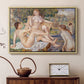 The Large Bathers, 1884-1887 - Floater Framed Canvas Print