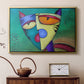 Celestial Cat - Floater Framed Canvas Print