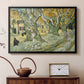 The Large Plane Trees (Road Menders at Saint-Rémy), 1889 - Floater Framed Canvas Print