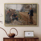 People by a Road, 1893 - Floater Framed Canvas Print