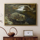 By the Mill Pond (En Mølledam), 1850 - Floater Framed Canvas Print