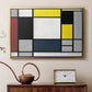Composition with Yellow, Red, Black, Blue, and Gray, 1920 - Floater Framed Canvas Print